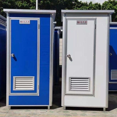 Bagno mobile esterno prefabbricato con elettricità e idraulica