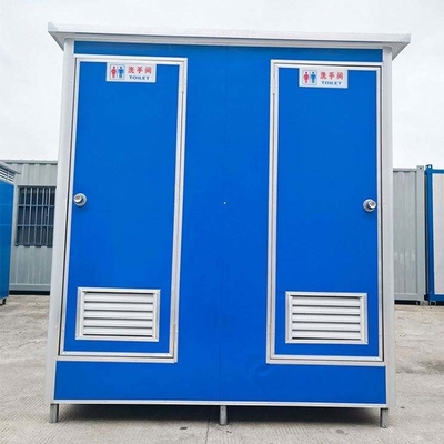 Bagno multigiocatore mobile esterno prefabbricato con elettricità, idraulica e isolamento