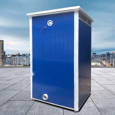 Bagno mobile esterno prefabbricato con elettricità e idraulica