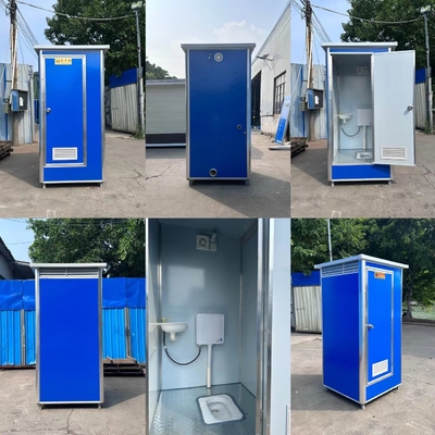 Bagno mobile esterno prefabbricato con elettricità e idraulica